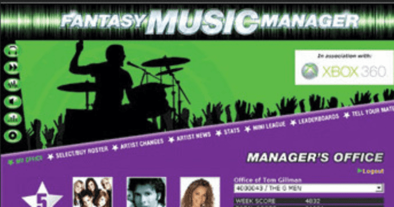 Fantasy Music Manager