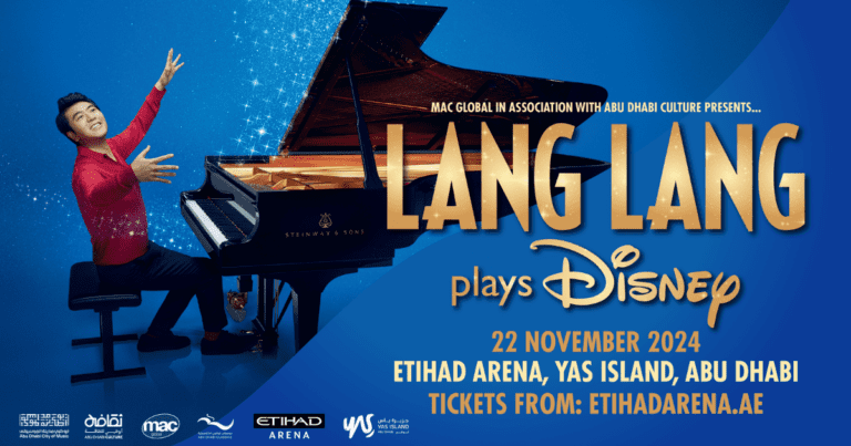 World-renowned pianist, Lang Lang, brings Disney magic to one exclusive performance in Abu Dhabi’s Etihad Arena